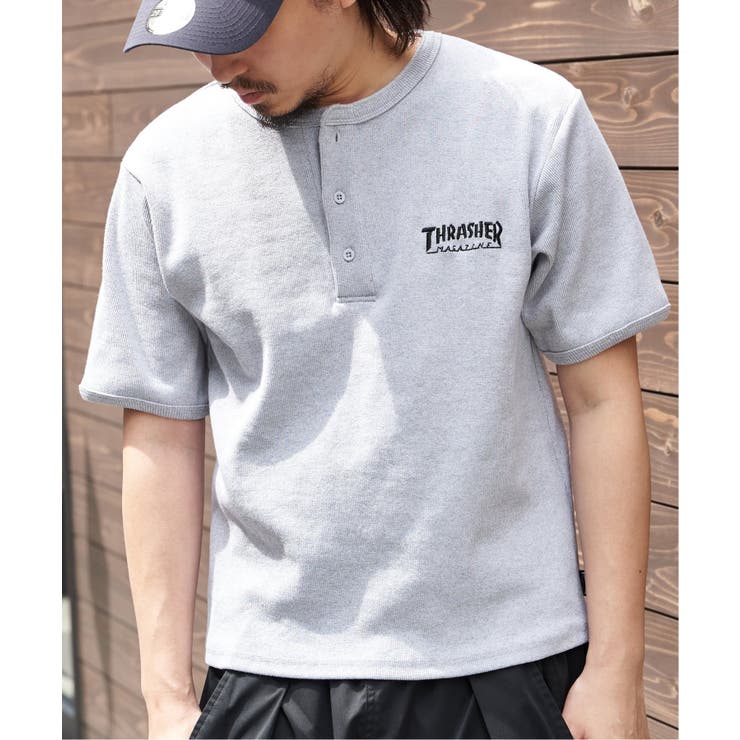 【THRASHER ／スラッシャー】 リブヘンリーネックTシャツ | VENCE share style【MEN】 | 詳細画像13 