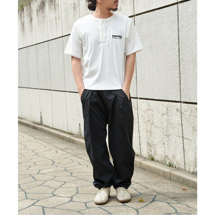 【THRASHER ／スラッシャー】 リブヘンリーネックTシャツ | VENCE share style【MEN】 | 詳細画像6 