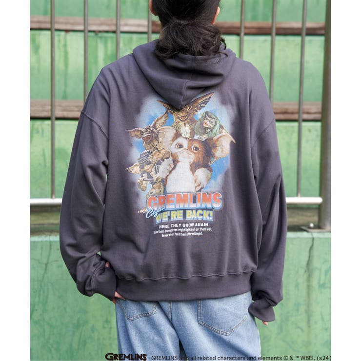 guernika　ゲルニカ　グレムリン　プリント　イラスト　フード　パーカー guernika ゲルニカ グレムリン プリント イラスト フード