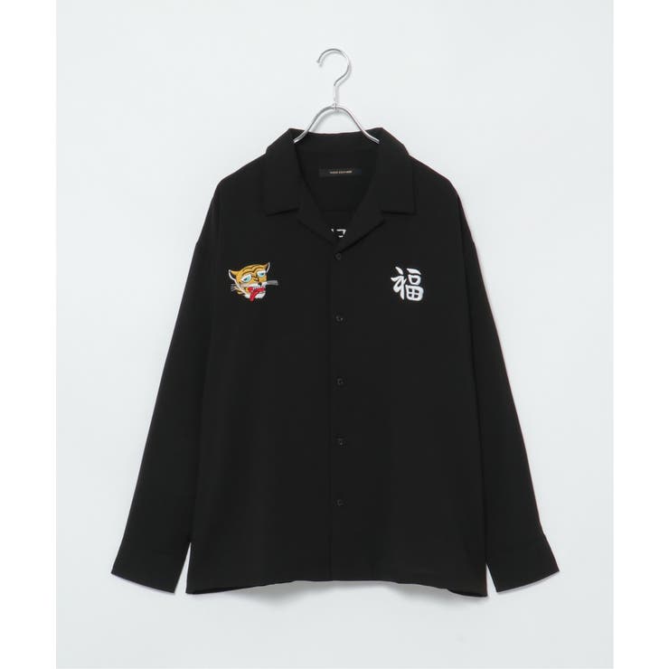 バック刺繍長袖ベトシャツ[品番：IKAW0017216]｜VENCE share