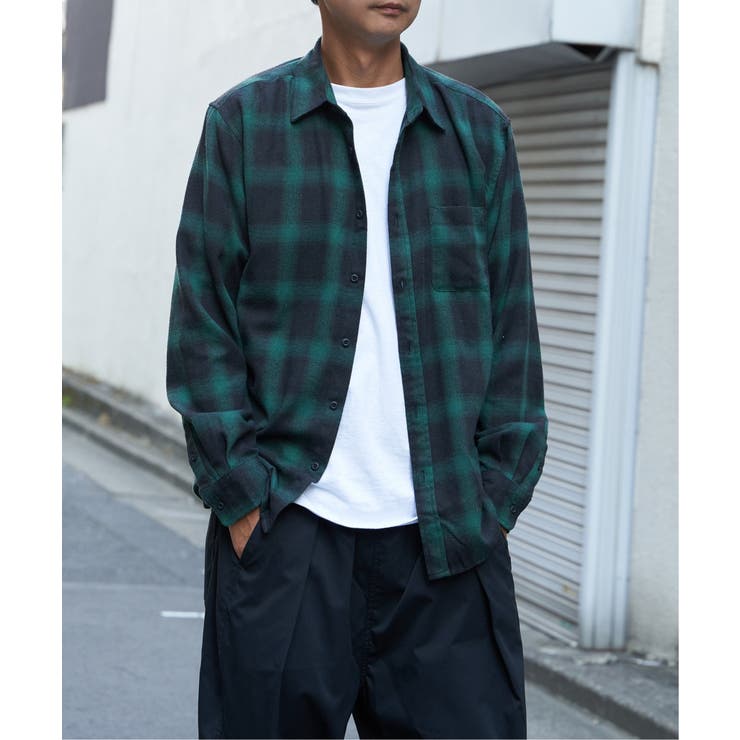 TCネルチェックシャツ | VENCE share style【MEN】 | 詳細画像12 