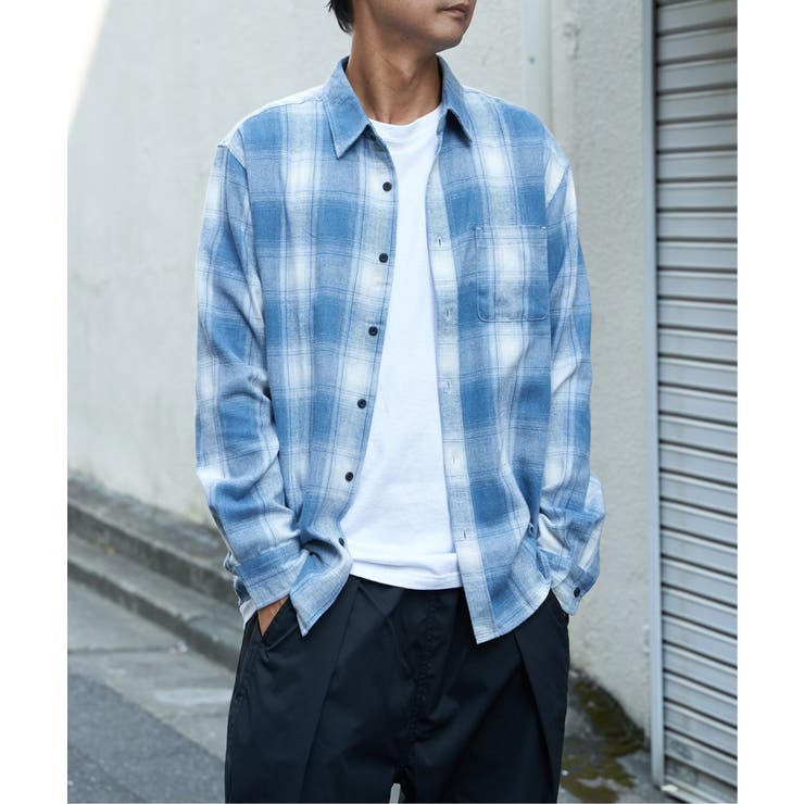 TCネルチェックシャツ | VENCE share style【MEN】 | 詳細画像18 