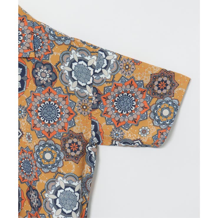 バティックプリントオープンカラーシャツ | VENCE share style【MEN】 | 詳細画像18 