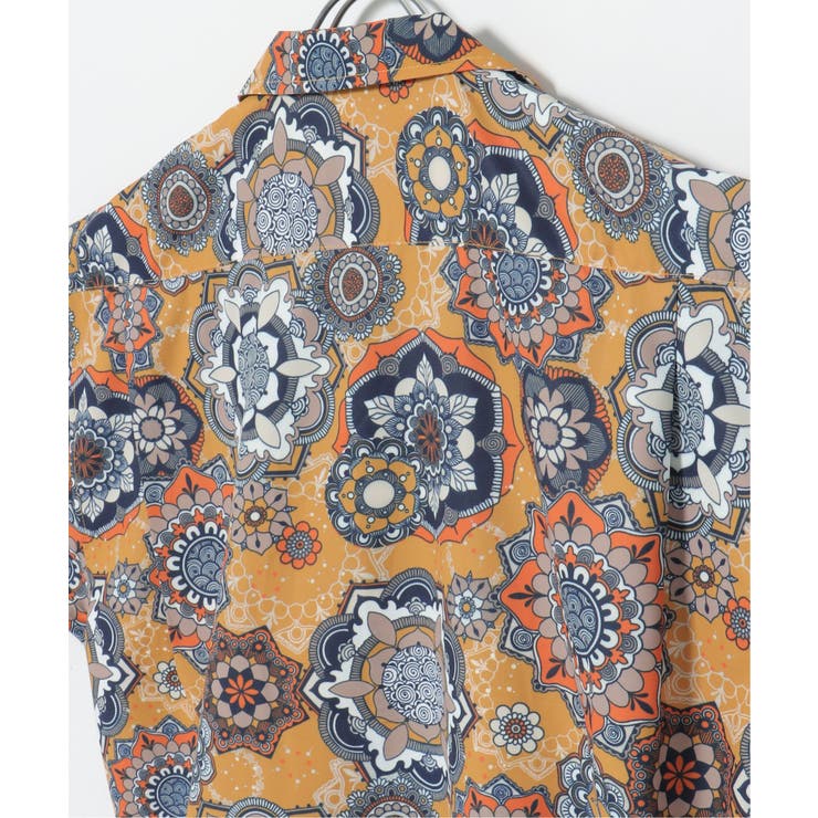 バティックプリントオープンカラーシャツ | VENCE share style【MEN】 | 詳細画像21 