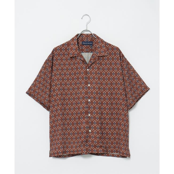 バティックプリントオープンカラーシャツ | VENCE share style【MEN】 | 詳細画像36 