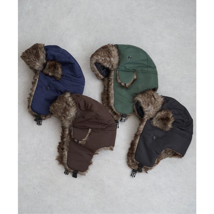 ブラウンファーフライトキャップ[品番：IKAW0021064]｜VENCE share