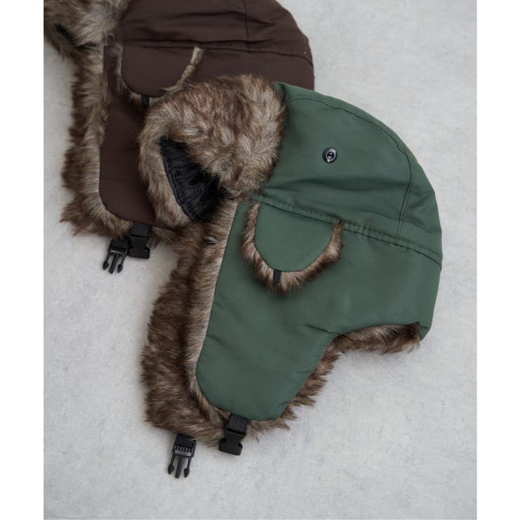 ブラウンファーフライトキャップ | VENCE share style【MEN】 | 詳細画像11 