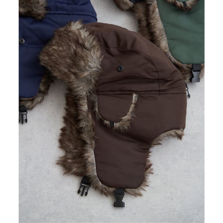 ブラウンファーフライトキャップ | VENCE share style【MEN】 | 詳細画像13 