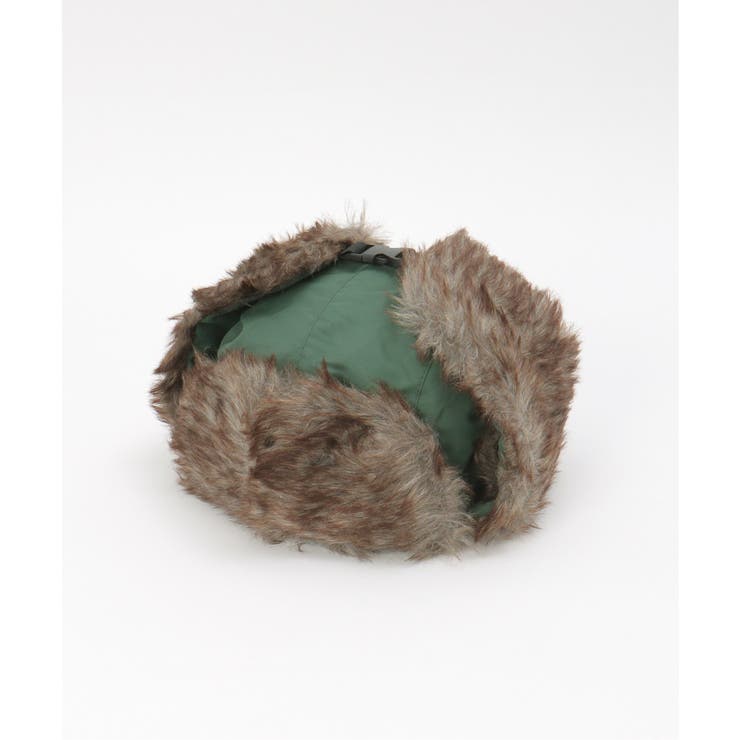 グリーンケイ | ブラウンファーフライトキャップ | VENCE share style【MEN】