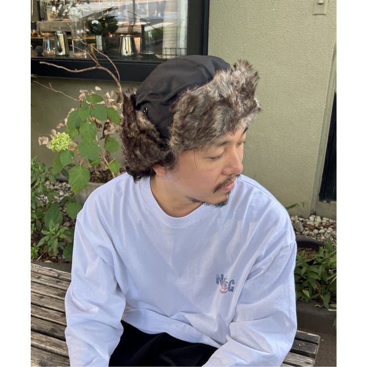 ブラウンファーフライトキャップ | VENCE share style【MEN】 | 詳細画像1 