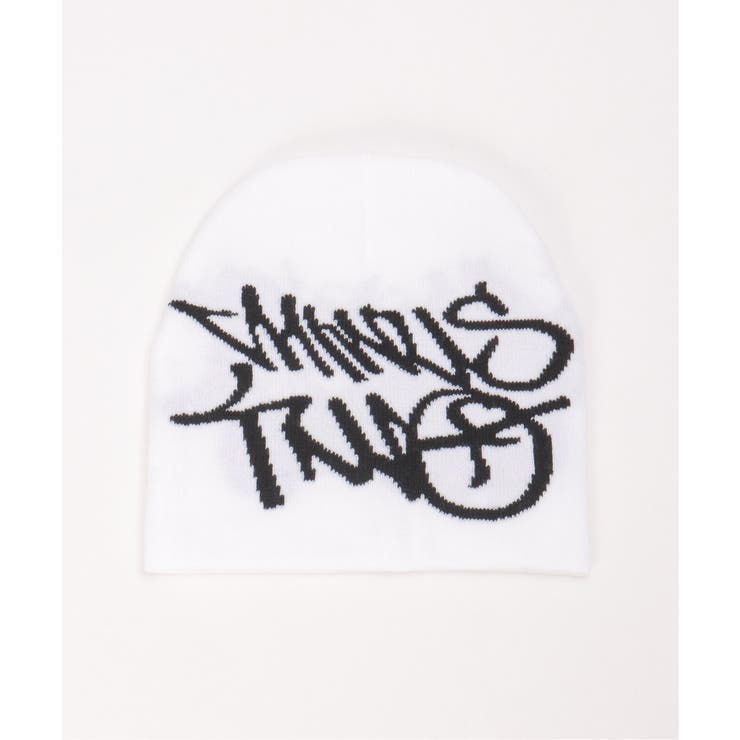 ホワイト | グラフィティビーニーニット帽 | VENCE share style【MEN】
