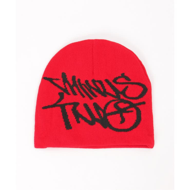 レッド | グラフィティビーニーニット帽 | VENCE share style【MEN】