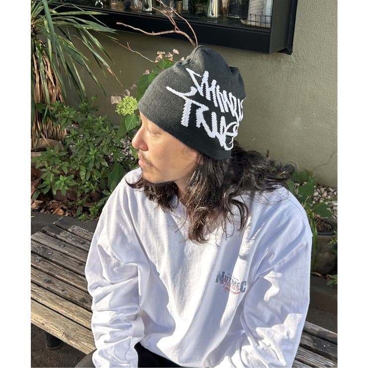 グラフィティビーニーニット帽 | VENCE share style【MEN】 | 詳細画像2 