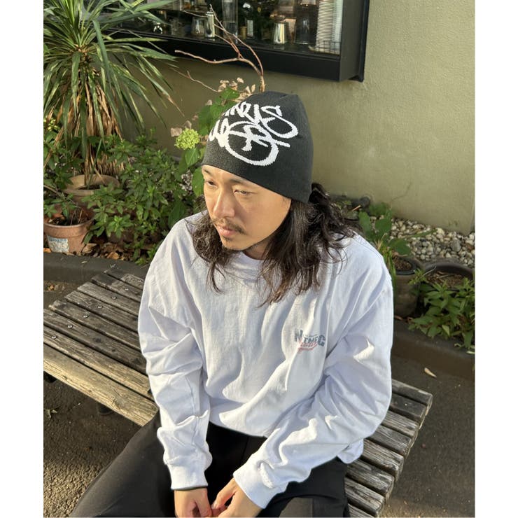 グラフィティビーニーニット帽 | VENCE share style【MEN】 | 詳細画像3 