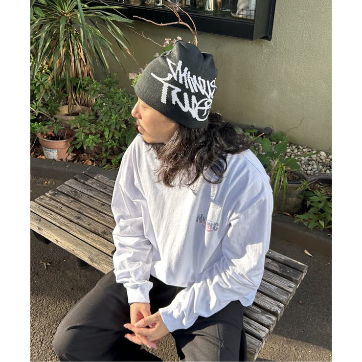 グラフィティビーニーニット帽 | VENCE share style【MEN】 | 詳細画像5 