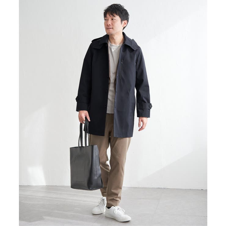 【雑誌MonoMax4月号掲載】撥水ピケフードステンカラーコート | ikka  | 詳細画像8 