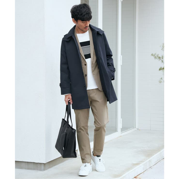 【雑誌MonoMax4月号掲載】撥水ピケフードステンカラーコート | ikka  | 詳細画像4 