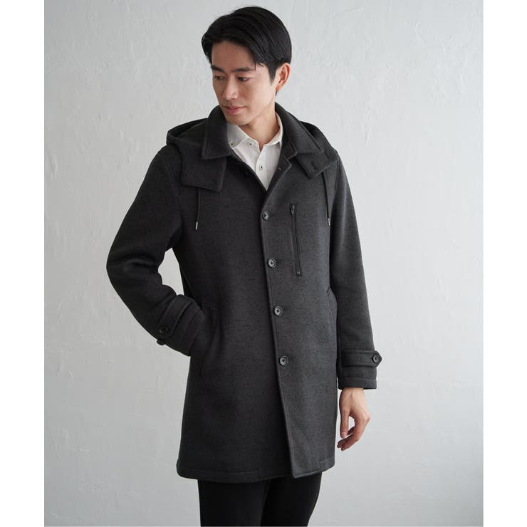 【芸能人着用】ウールライクニットステンカラーコート | ikka  | 詳細画像20 