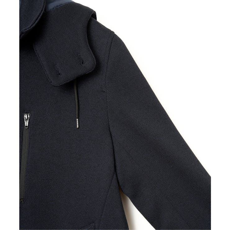 【芸能人着用】ウールライクニットステンカラーコート | ikka  | 詳細画像23 