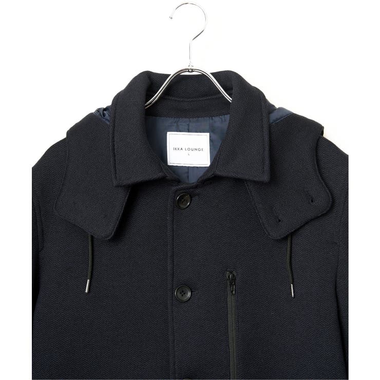 【芸能人着用】ウールライクニットステンカラーコート | ikka  | 詳細画像26 