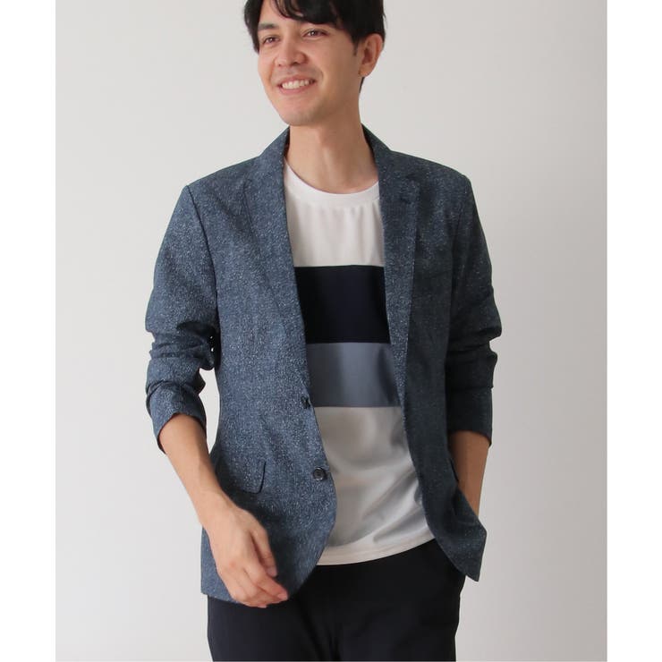 ドットプリントテーラードジャケット[品番：IKAW0018582]｜ikka