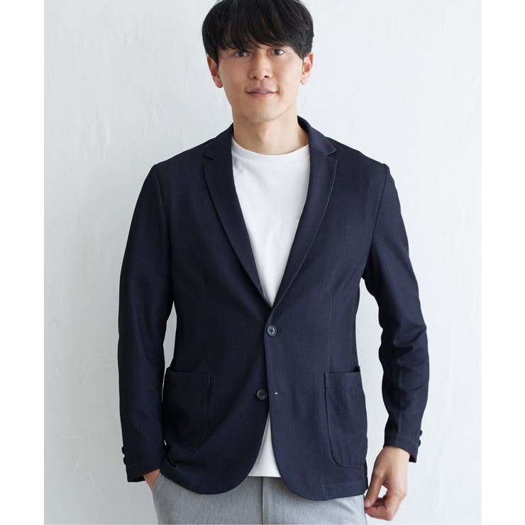 GOKU楽ワーク サッカージャケット | ikka  | 詳細画像16 