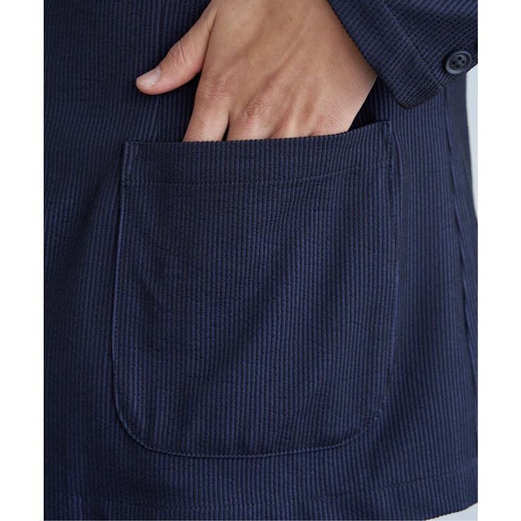 GOKU楽ワーク サッカージャケット | ikka  | 詳細画像19 