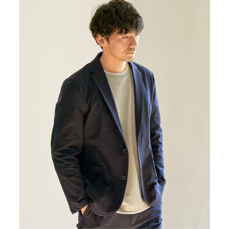 【セットアップ対応】GOKU楽ワーク 速乾鹿の子ジャケット | ikka  | 詳細画像3 