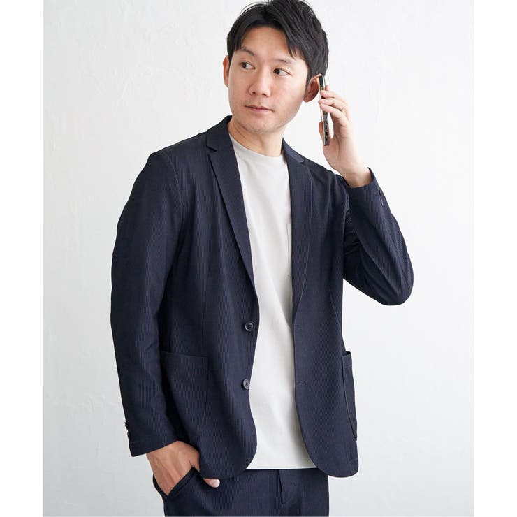 【雑誌MonoMax5月号掲載】GOKU楽ワークサッカージャケット【セットアップ… | ikka  | 詳細画像8 