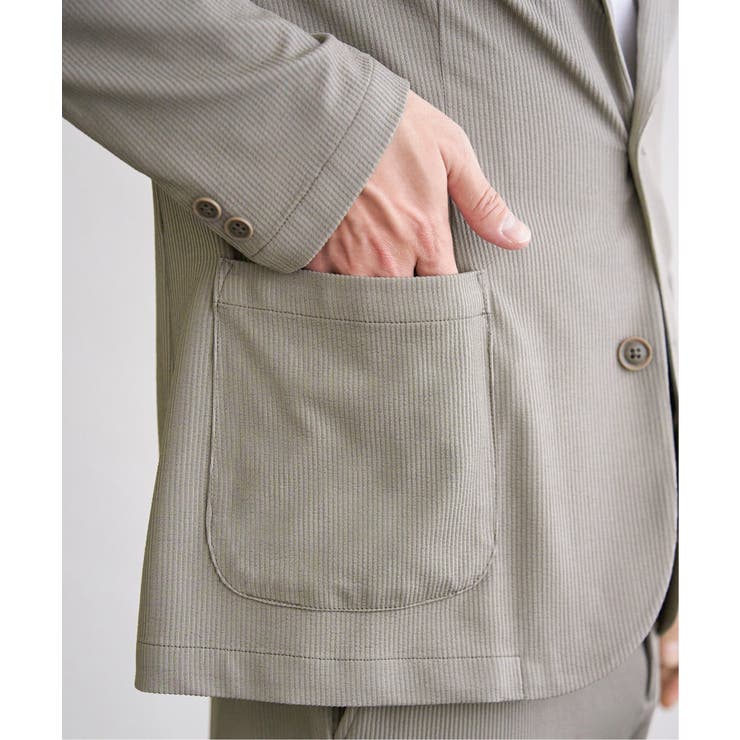 【雑誌MonoMax5月号掲載】GOKU楽ワークサッカージャケット【セットアップ… | ikka  | 詳細画像20 