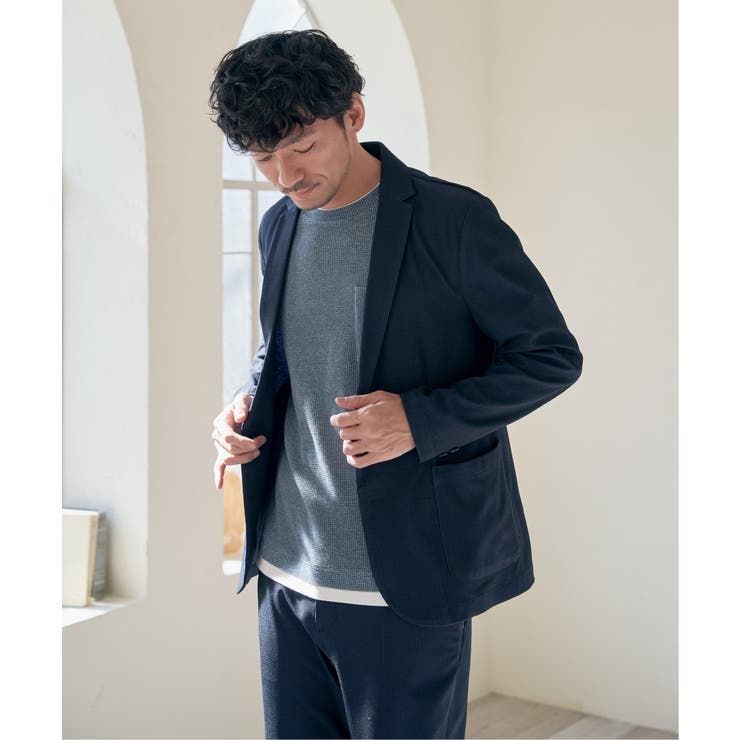 【雑誌MonoMax5月号掲載】GOKU楽ワークサッカージャケット【セットアップ… | ikka  | 詳細画像3 