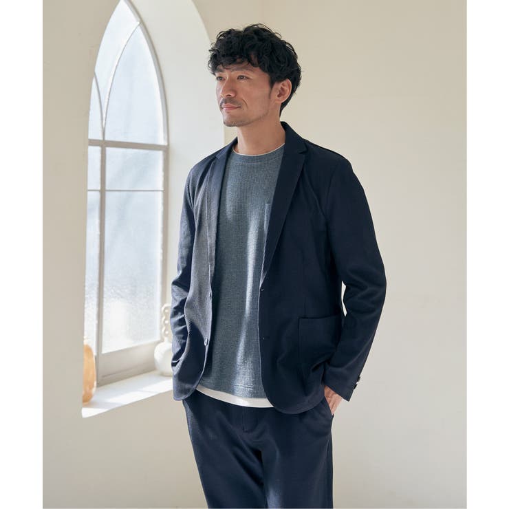 【雑誌MonoMax5月号掲載】GOKU楽ワークサッカージャケット【セットアップ… | ikka  | 詳細画像4 