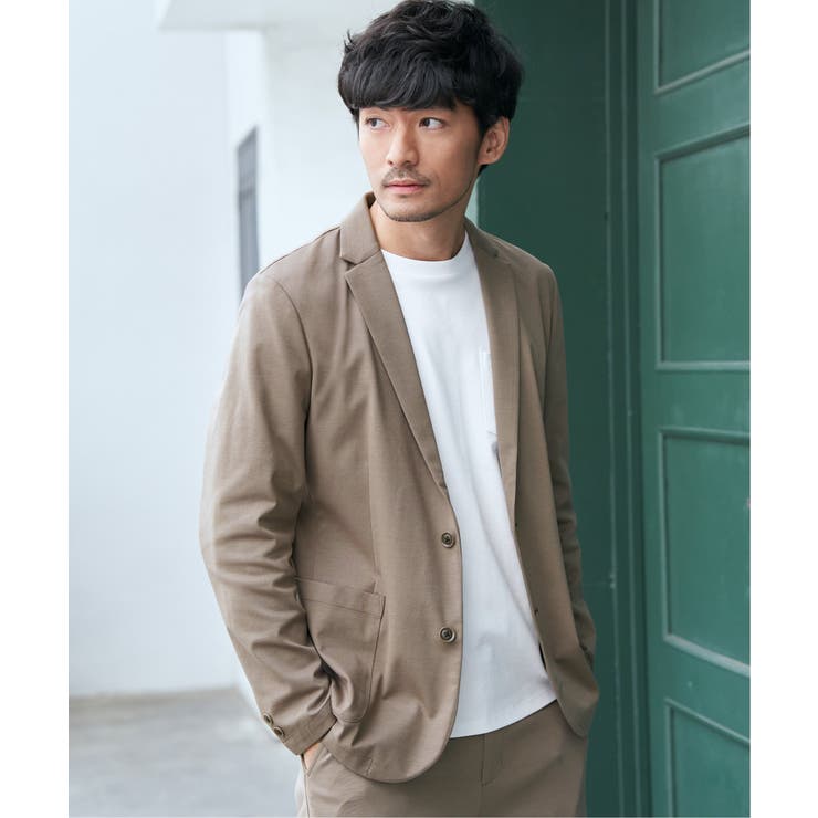 ベージュ | 【セットアップ対応】GOKU楽ワークポンチジャケット | ikka 