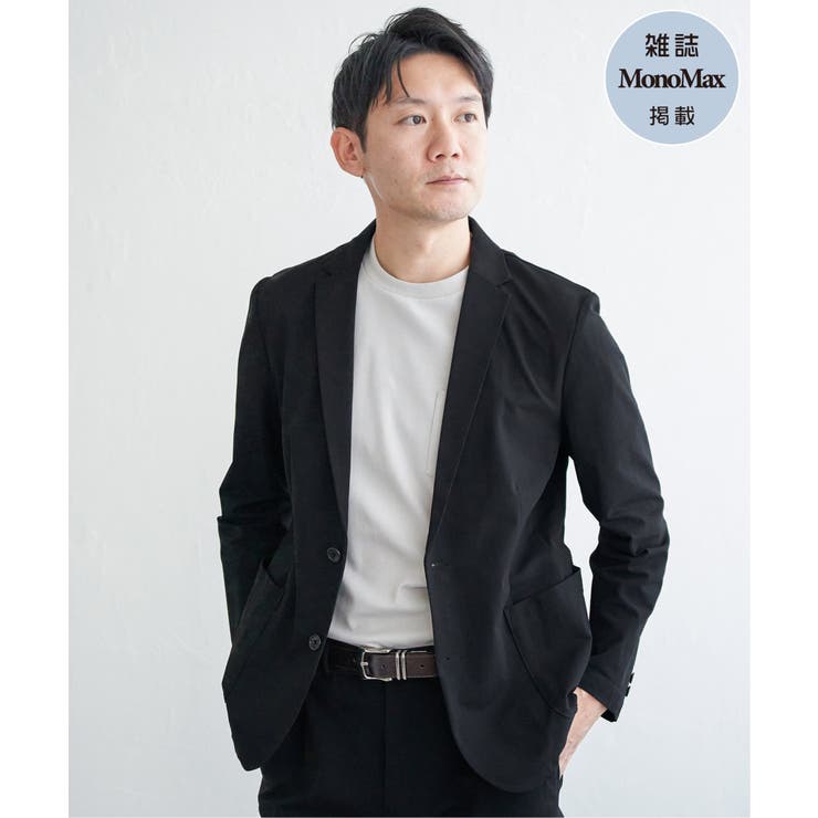 ブラック | GOKU楽ワーク速乾鹿の子ジャケット | ikka 