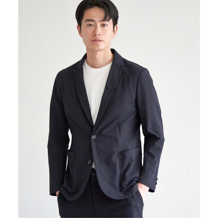 GOKU楽ワーク速乾鹿の子ジャケット | ikka  | 詳細画像2 