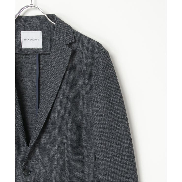 【セットアップ対応／イージーケア】GOKU楽ワーク メランジライトジャケット | ikka  | 詳細画像26 