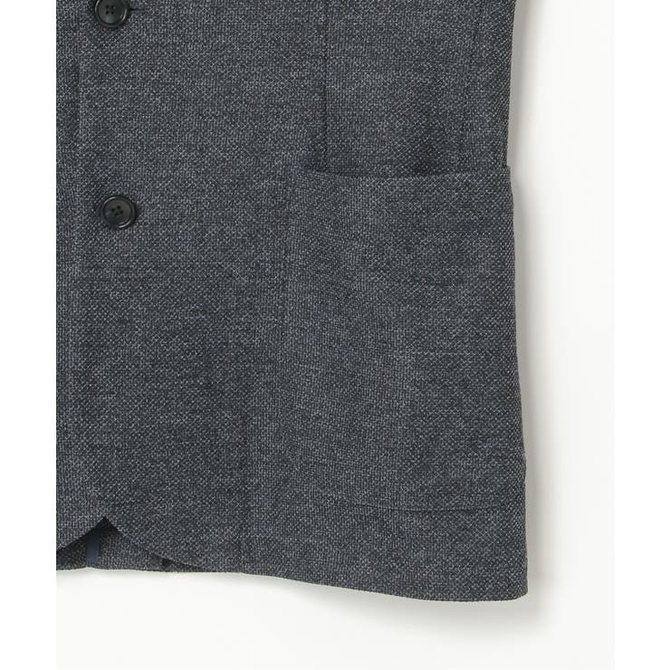 【セットアップ対応／イージーケア】GOKU楽ワーク メランジライトジャケット | ikka  | 詳細画像28 