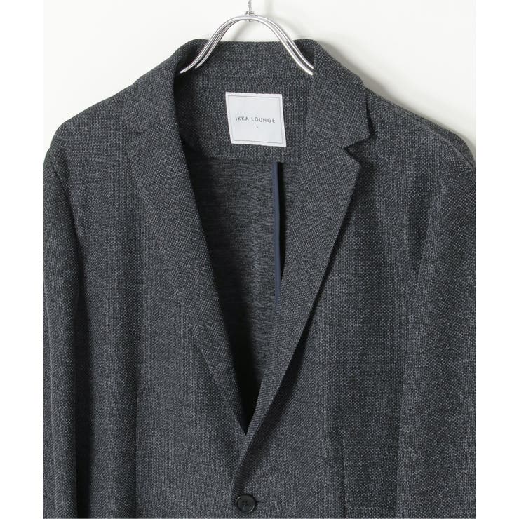 【セットアップ対応／イージーケア】GOKU楽ワーク メランジライトジャケット | ikka  | 詳細画像29 