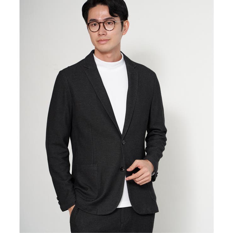 【セットアップ対応】GOKU楽ワークハニカムデニムジャケット | ikka  | 詳細画像9 