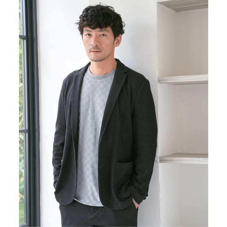 【セットアップ対応】GOKU楽ワークハニカムデニムジャケット | ikka  | 詳細画像3 