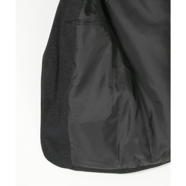 【セットアップ対応】BLKウールミックスジャージジャケット | ikka  | 詳細画像11 