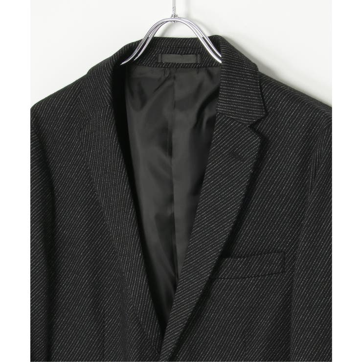 【セットアップ対応】BLKウールミックスジャージジャケット | ikka  | 詳細画像7 