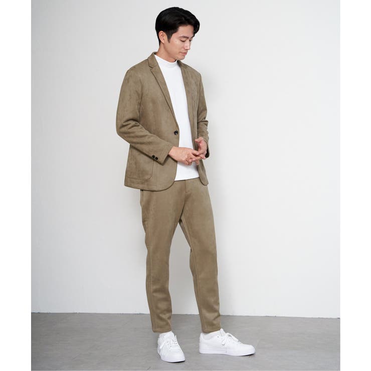 【セットアップ対応】GOKU楽ワークスエードライクジャケット | ikka  | 詳細画像8 