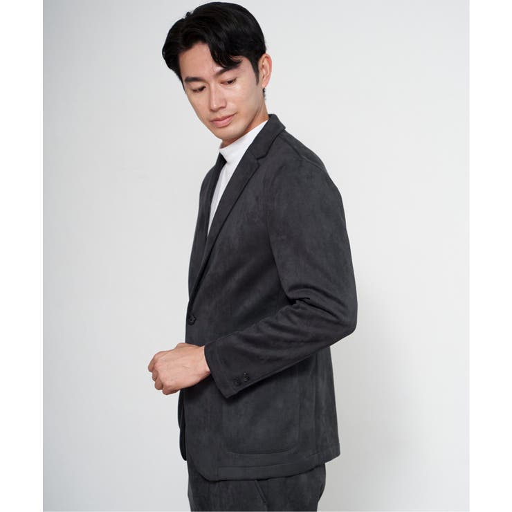 【セットアップ対応】GOKU楽ワークスエードライクジャケット | ikka  | 詳細画像9 
