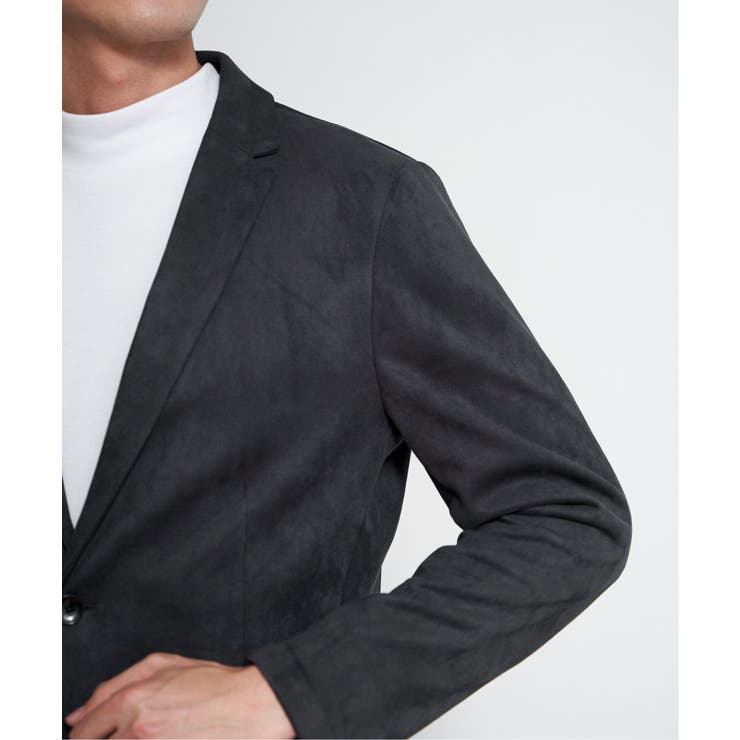 【セットアップ対応】GOKU楽ワークスエードライクジャケット | ikka  | 詳細画像13 