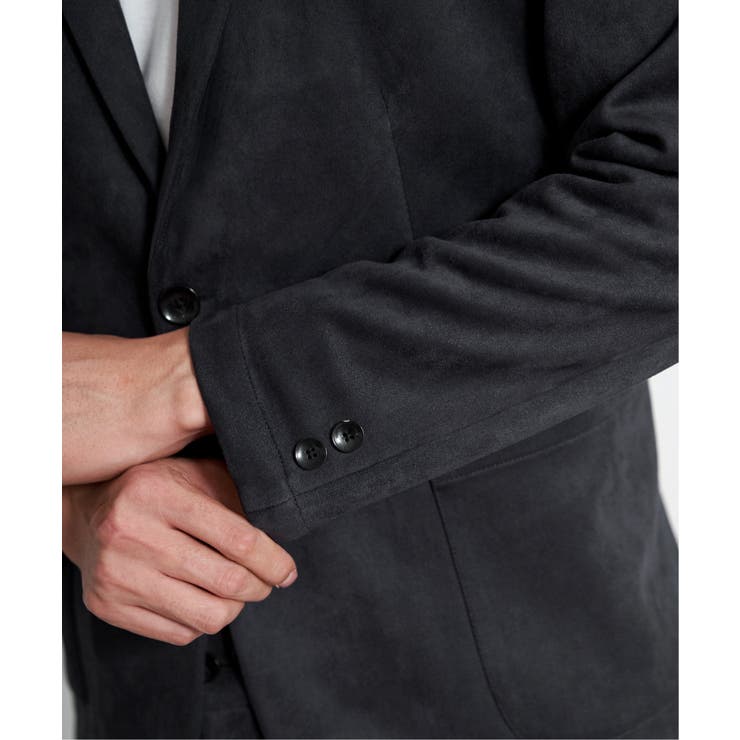 【セットアップ対応】GOKU楽ワークスエードライクジャケット | ikka  | 詳細画像15 