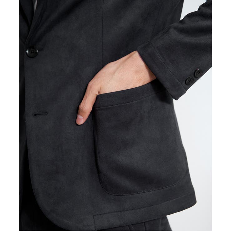 【セットアップ対応】GOKU楽ワークスエードライクジャケット | ikka  | 詳細画像16 