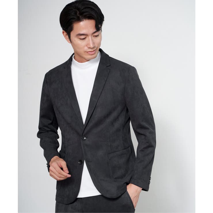 【セットアップ対応】GOKU楽ワークスエードライクジャケット | ikka  | 詳細画像1 