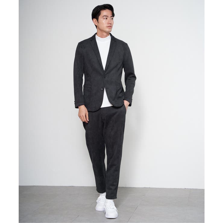 【セットアップ対応】GOKU楽ワークスエードライクジャケット | ikka  | 詳細画像3 