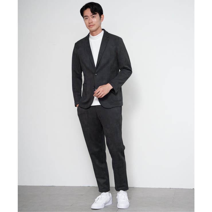 【セットアップ対応】GOKU楽ワークスエードライクジャケット | ikka  | 詳細画像4 